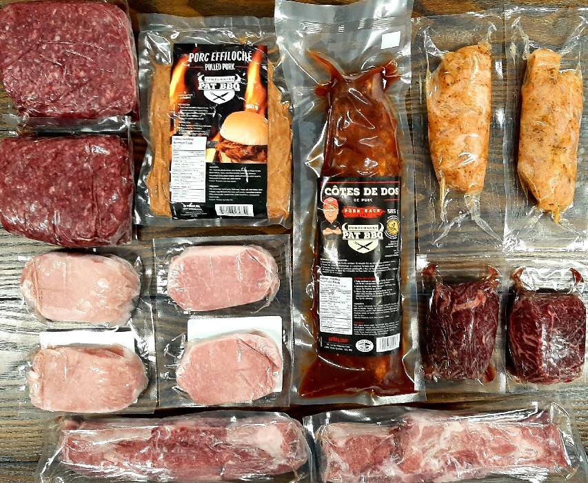 BOITE DE VIANDE ÉCONOMIQUE 3 À 65