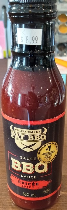 SAUCE BBQ ÉPICÉ 350 ml